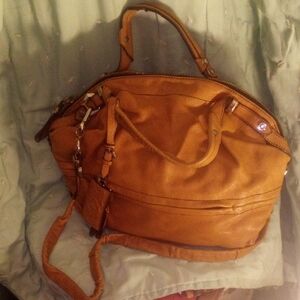 orYANY Tan Leather Bag